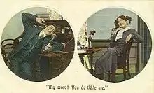 Image 17Private conversation, 1910 (from History of the telephone)