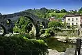 13th century bridge over Rio Sella