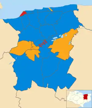 2011 results map