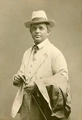 Image 4Carl NielsenPhotograph: Georg Lindstrøm; restoration: Adam CuerdenCarl Nielsen (1865–1931) was a Danish musician, conductor and violinist, widely recognized as his country's most prominent composer. Initially playing in a military band before attending the Royal Danish Academy of Music in Copenhagen, he premiered his Op. 1, Suite for Strings, in 1888, at the age of 23. His early music was inspired by composers such as Brahms and Grieg, but he soon developed his own style. By the time of his death, he had produced 419 known works; some of these, such as his opera Maskarade (1906), have become integral to Denmark's national heritage.More selected pictures