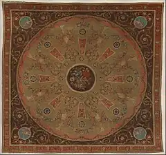 Carpet; by Robert Adam; 1770–1780; knotted wool; 505.5 x 473.1 cm; Metropolitan Museum of Art, New York City