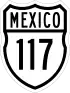 Federal Highway 117 shield