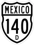 Federal Highway 140D shield