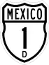 Federal Highway 1D shield