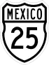 Federal Highway 25 shield