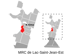 Location of Saint-Gédéon