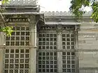 Lattice work in windows of tomb