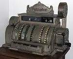 National Cash Register expressly built for a merchant in Nové Město nad Metují, Austro-Hungary, 1904