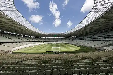 Internal view of Arena Castelão