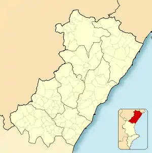 Vistabella del Maestrat is located in Province of Castellón