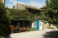 The garden at an osteria in Castello Roganzuolo, Veneto, Italy