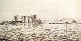 Castelo Real of Mogador, by Adriaen Matham, 1641