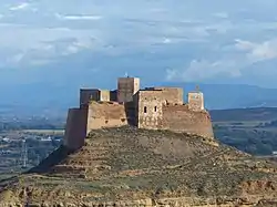 The castle in Monzón.