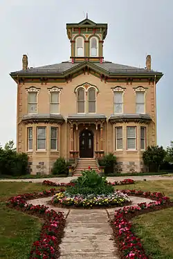 Front facade and path to Castle Kilbride in Baden