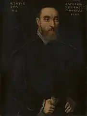 Portrait of a 42 years old man, 1542 or 1560