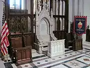 Glastonbury Cathedra of the Washington National Cathedral, Washington, D.C., 1901.