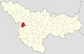 Location in Timiș County