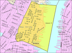 Census Bureau map of Hoboken, New Jersey
Interactive map of Hoboken, New Jersey