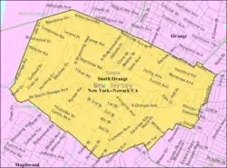 Census Bureau map of South Orange, New Jersey