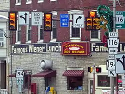 The Famous Hot Wiener restaurant in downtown Hanover