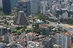 Aerial view of Lapa