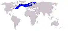 Atlantic white-sided dolphin range