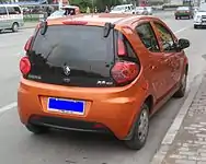 Rear view of the Changan BenBen Mini.