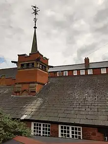 Chapel tower and weather vane, St Mary's Convent, 1896