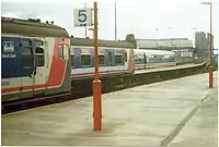 Charing Cross railway station, when Network South East was improving the railways in the South East of England.