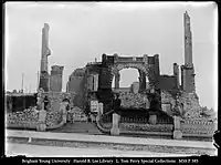 Charles Crocker Home after San Francisco Earthquake, 1906