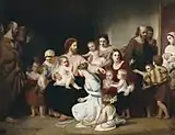 Christ Blessing Little Children, 1839