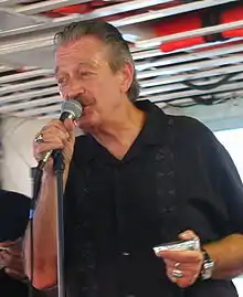 Musselwhite performing on the New York City Blues Cruise, 2003