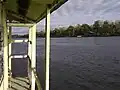 A view from Tom's Cabin showing a neighboring cabin