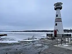 Celoron Lighthouse on Chautauqua Lake