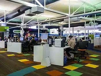 Community computers at the Chermside Library in Brisbane, Australia.