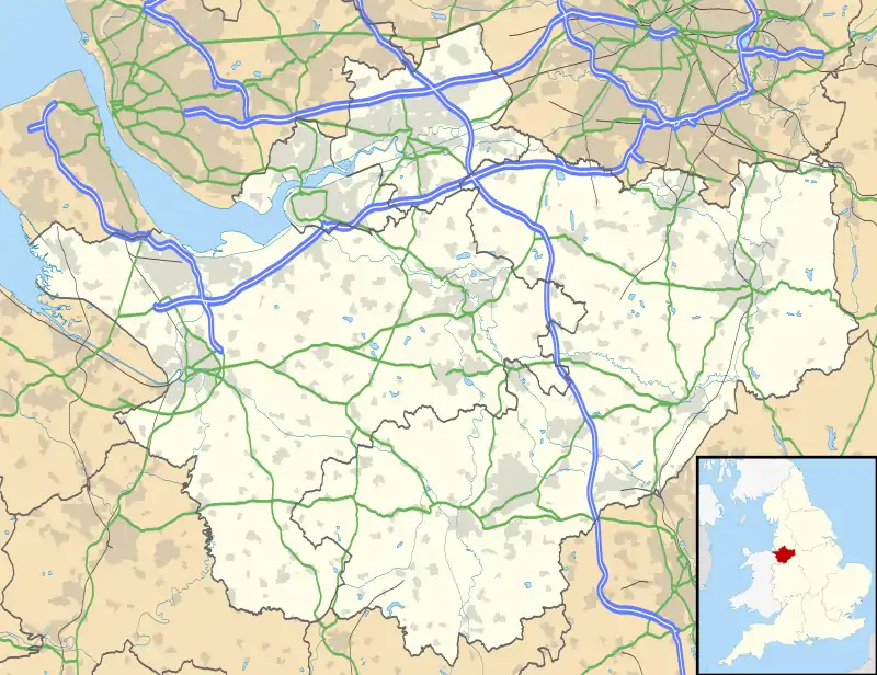 Chester is located in Cheshire