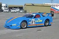 Charlie Senese placed twelfth driving a Chevrolet Corvette