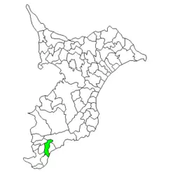 Location of Maruyama in Chiba Prefecture