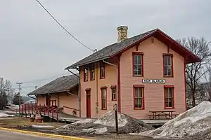 Chicago, Milwaukee, and St. Paul Depot, New Glarus, Wisconsin