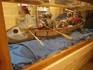 Voyageur exhibit