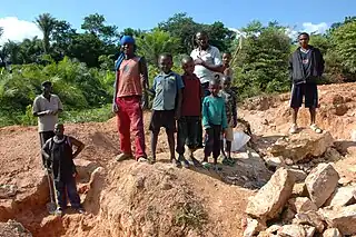 Child labor, Artisan Mining in Kailo Congo