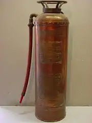 A US copper building type soda-acid extinguisher