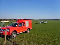 The airfield's former safety fleet