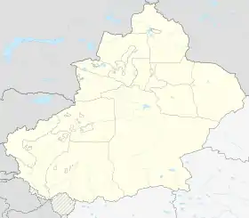 Mori County is located in Xinjiang