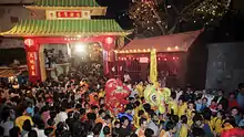 The Chinese New Year celebrated in Chinatown