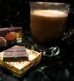 Bean-to-bar chocolate, used here to prepare hot chocolate