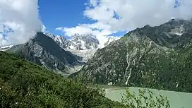 Wooded slopes of Chola Mountains, Sichuan province.