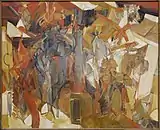 Chorus, J. Wolfe, 1959, oil, 78" x 96"