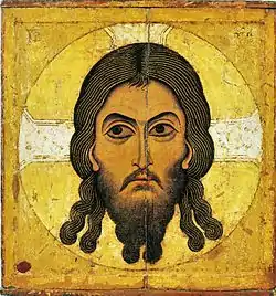 The Saviour Not Made by Hands, a Novgorodian icon from c. 1100