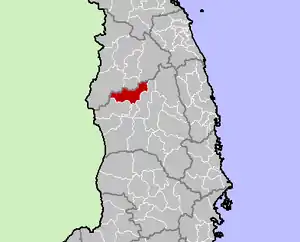 Location in Gia Lai province